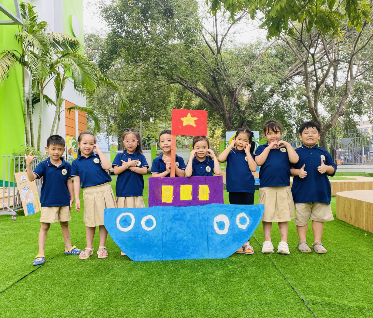 Cùng tham gia Dự án STEAM Bé làm chiến sĩ của các bạn nhỏ lớp ALvin 1 nhé!